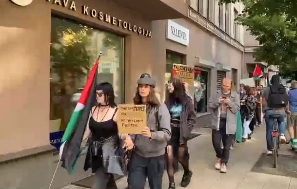 Rīgas ielās 1. augustā iziet palestīniešu atbalstītāji