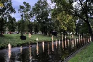 Krāšņs muzikālo strūklaku priekšnesums “Serenāde Rīgai”
