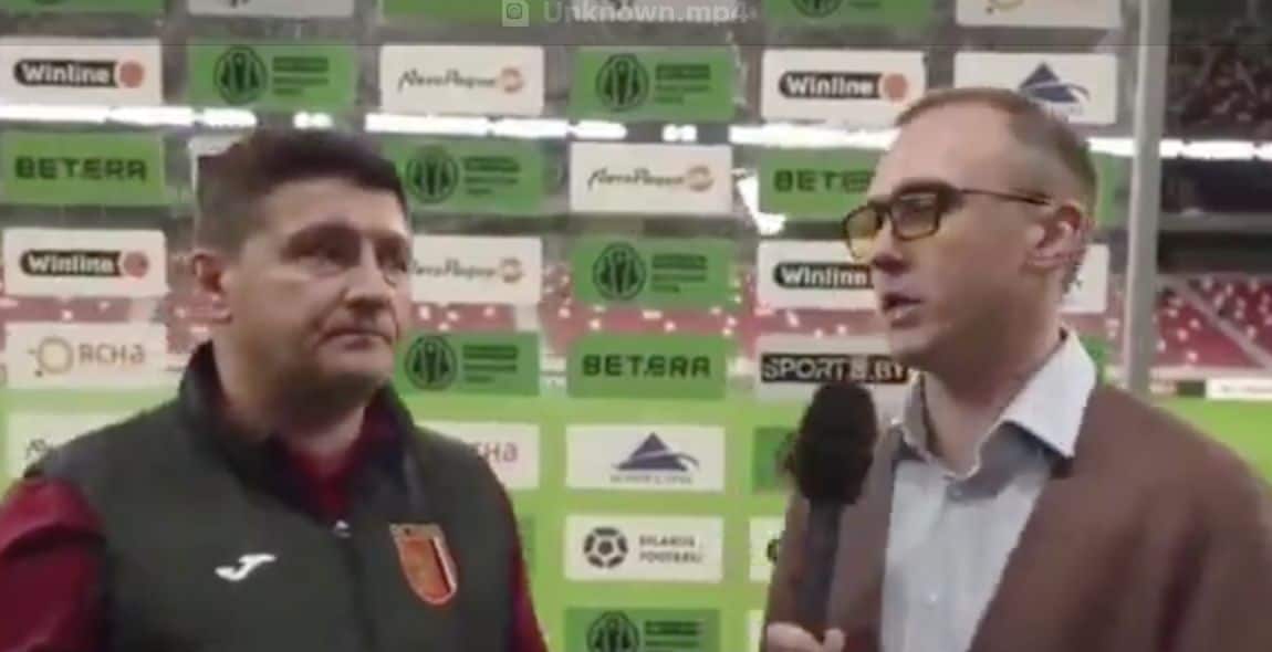 Baltkrievijas kluba "Slavia" galvenais treneris pēc zaudējuma Minskas "Dinamo" sniedz neparastu komentāru