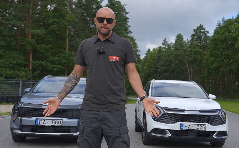 Auto eksperts salīdzina un vērtē uzlaboto KIA Sportage un tā vecāko brāli