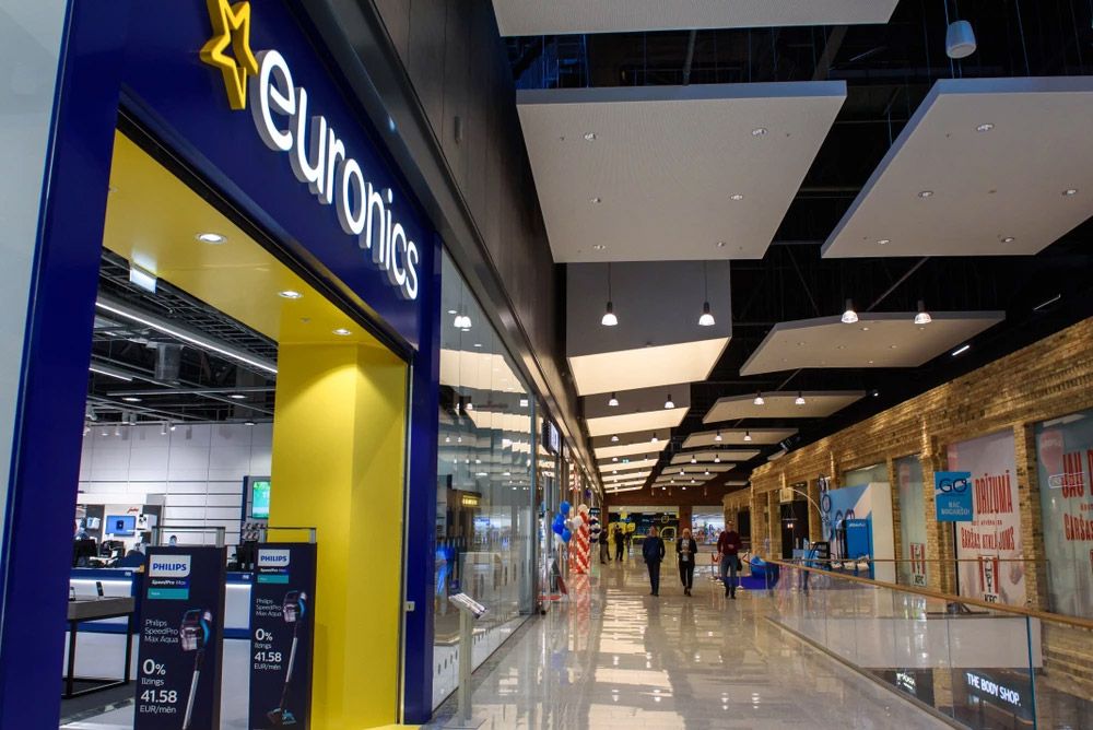 В Иманте разрастается новый ТЦ: открывается Euronics