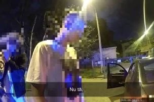Daži "brašuļi" Purvciemā uzsāk bēgšanu no policijas