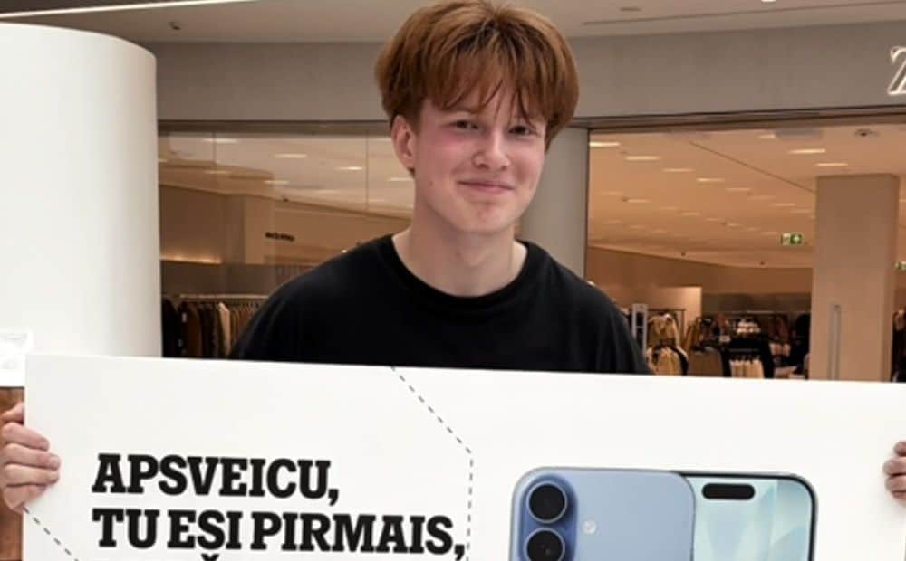 iPhone 17 skrējiena uzvarētājs: ko viņš saka pēc finiša?