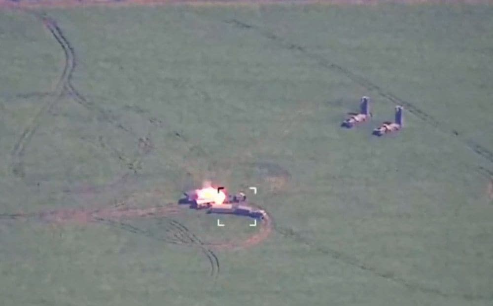 Ukrainas bruņotie spēki ar dronu iznīcina Krievijas S-400 sistēmas 92N6 radaru