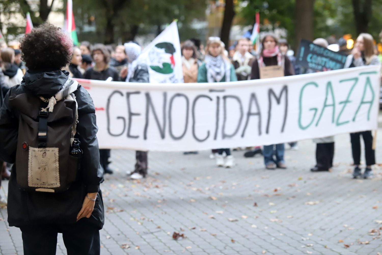 "Par brīvu Palestīnu" gājiens Rīgā