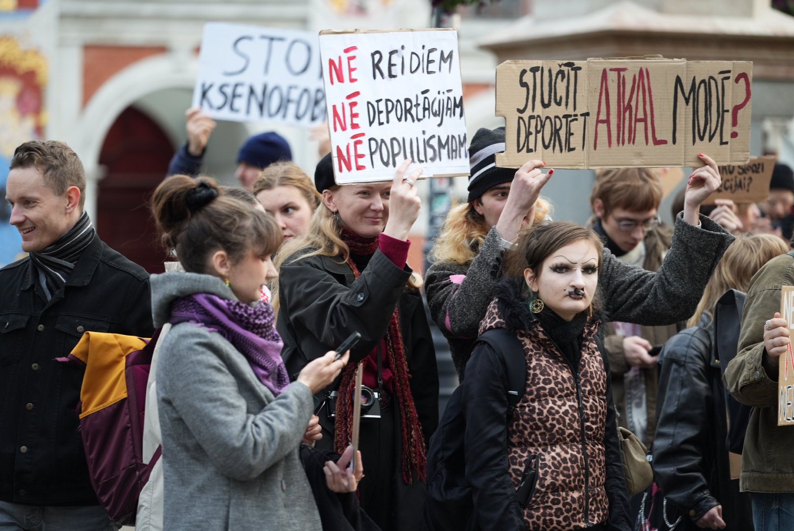 Rīgā rīko akciju migrācijas brīvības atbalstam