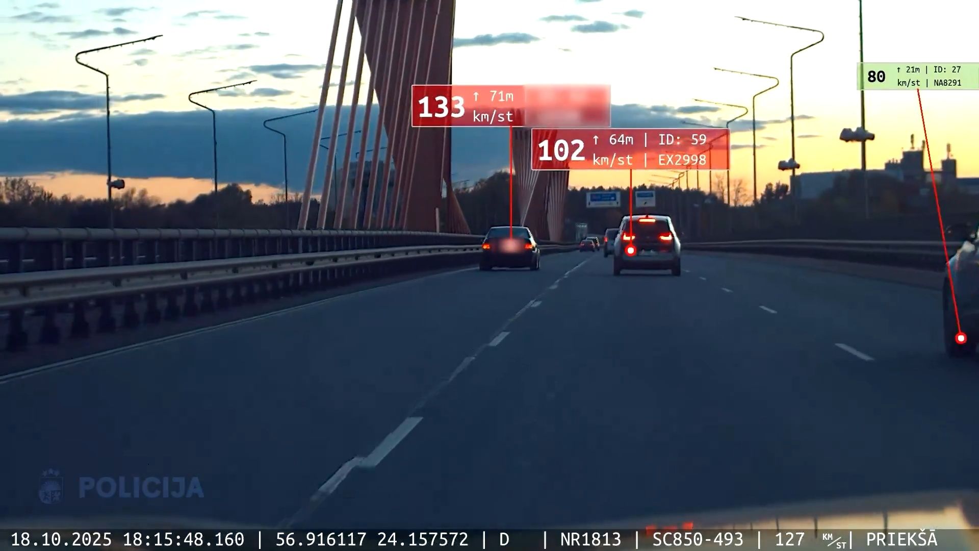 Rīgā atņemtas tiesības vairākiem autovadītājiem