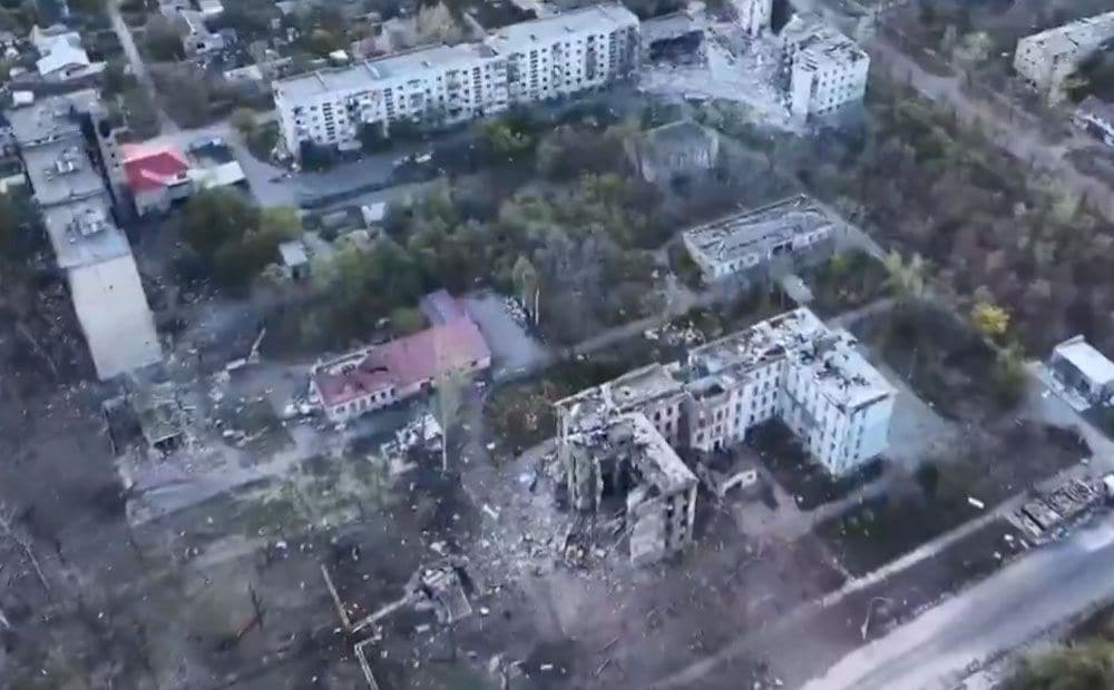 Krievu okupantu nopostītā Kostjantiņivka