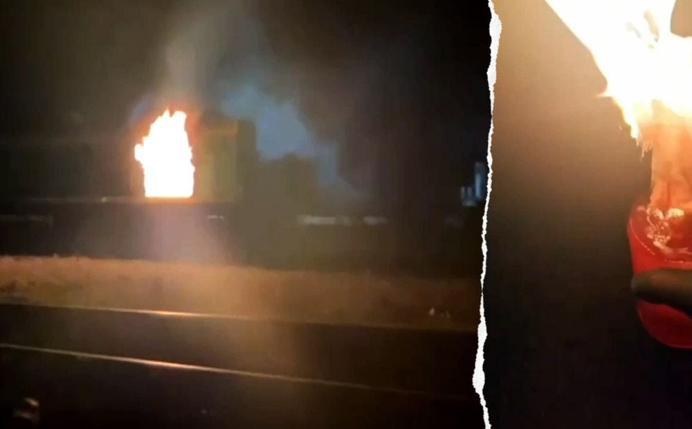 Partizāni Krievijā aizdedzinājuši desmitiem militāro lokomotīvju