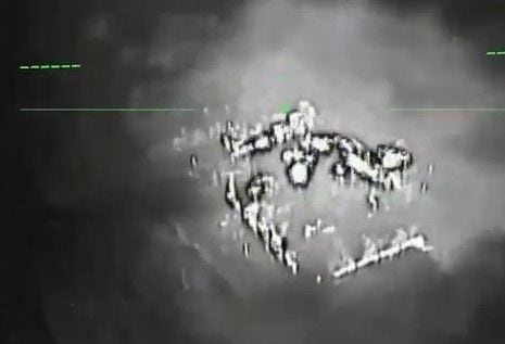 Ukraiņi veikuši triecienus "Shahed" dronu palaišanas, uzglabāšanas un apkalpošanas bāzei Doneckā