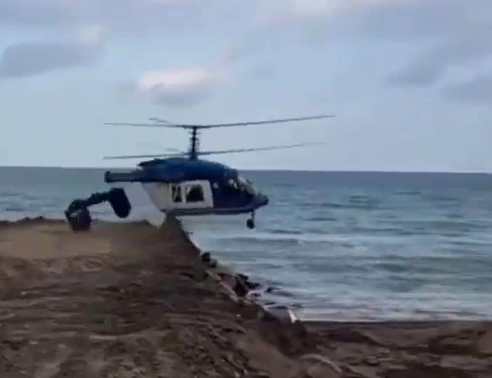 Dagestānā nogāžas helikopters ar Krievijas militārās rūpnīcas vadību