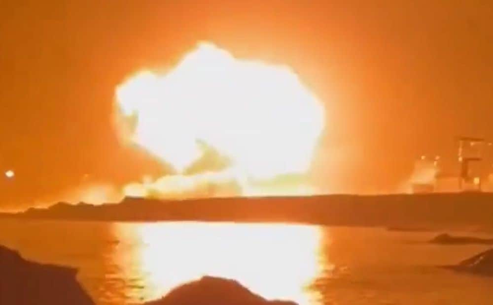 Masīvs sprādziens Krievijā netālu no Tuapses ostas