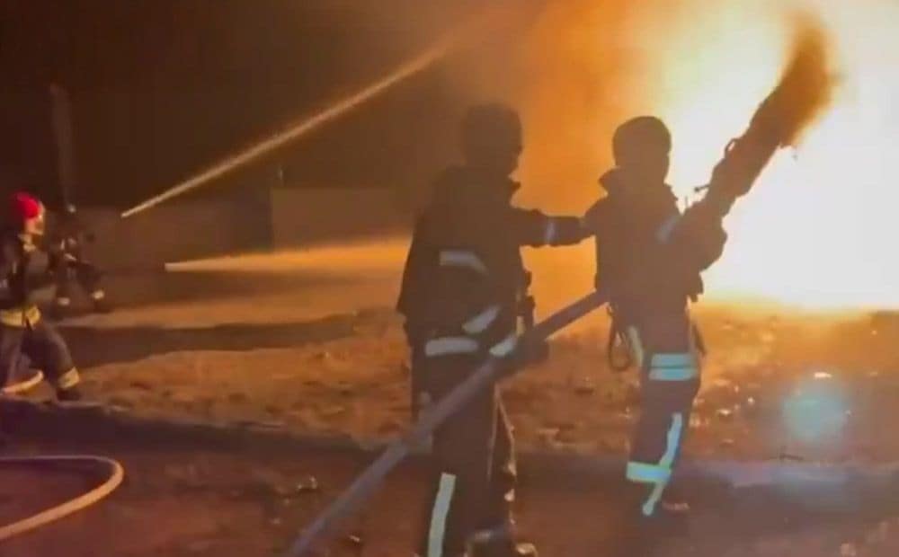 Masīvā krievu dronu triecienā cietis Odesas apgabals