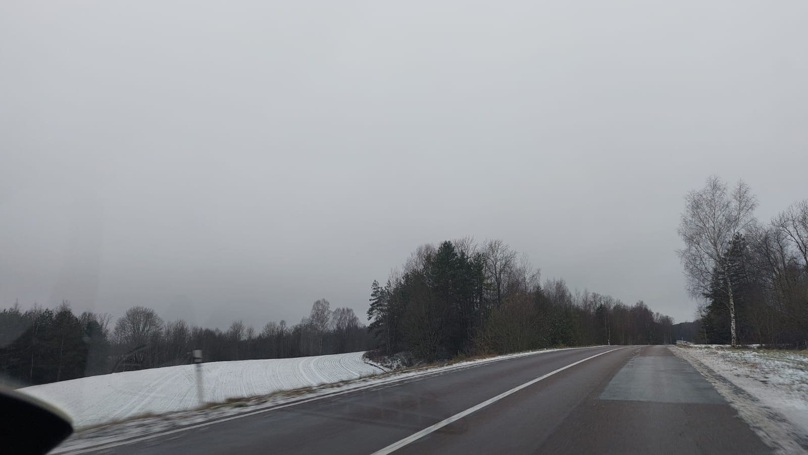 Pirmais sniegs Latvijā