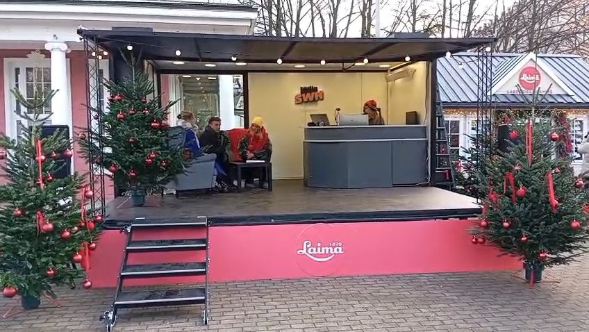 Pie "Laimas" pulksteņa atgriezies Labdarības namiņš.