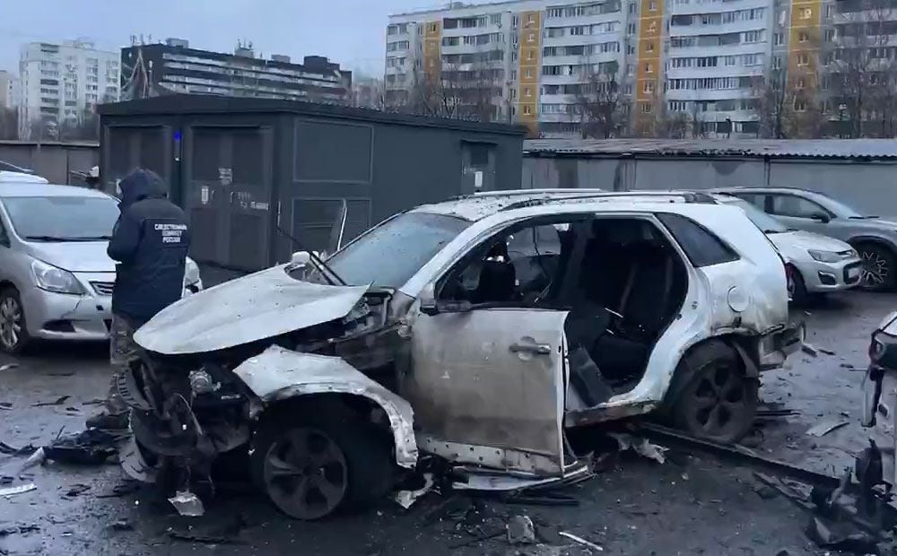 Maskavā savā automašīnā uzspridzināts ģenerālštāba pārvaldes priekšnieks