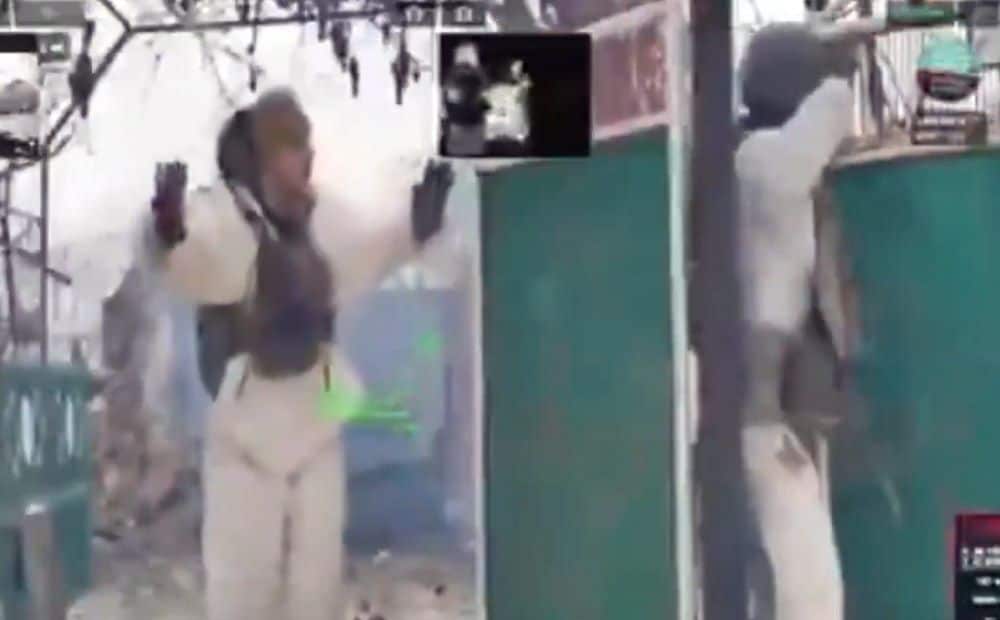 Krievu okupanti padodas ukraiņu sauszemes robotam