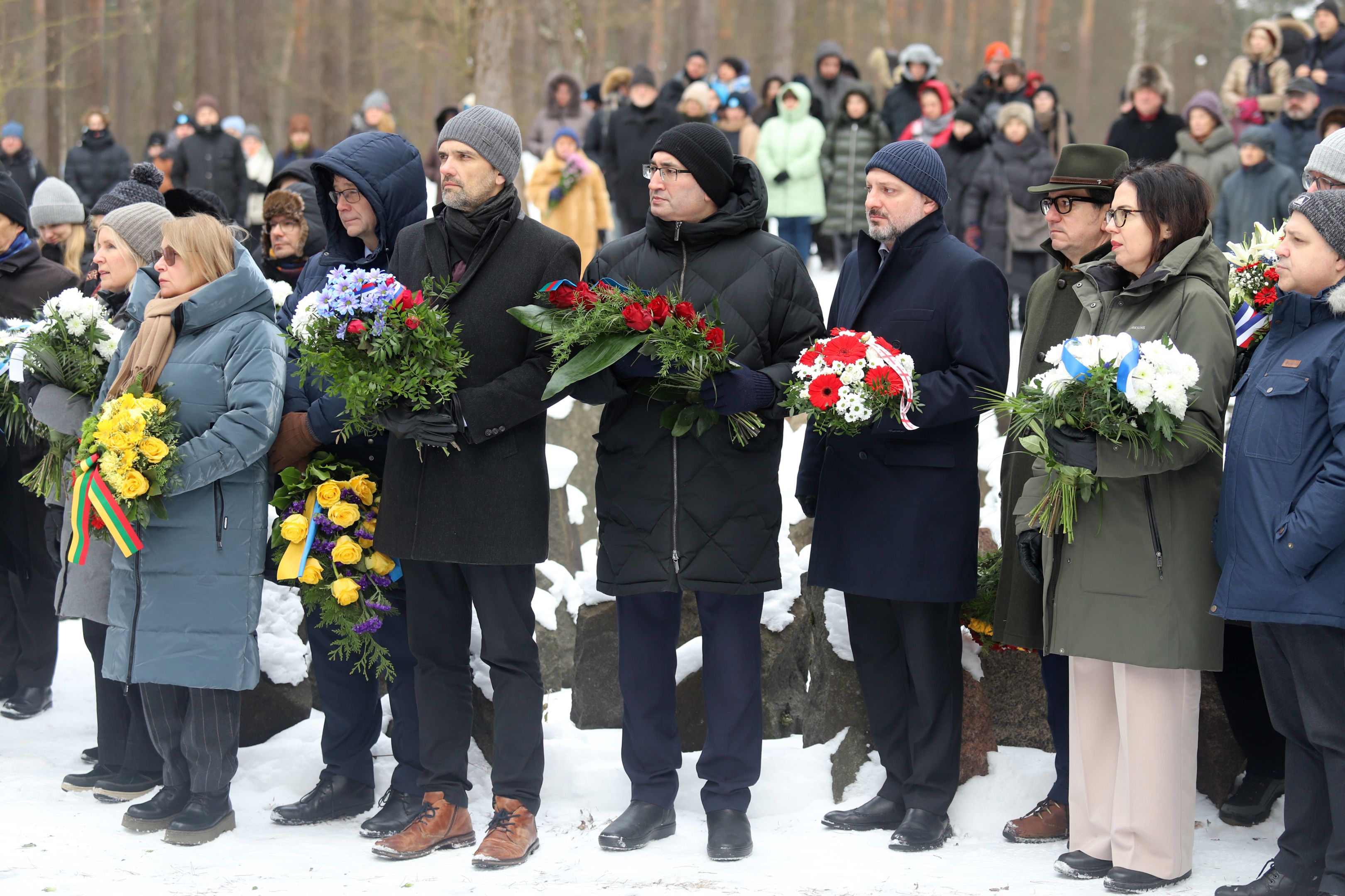 Biķerniekos norit Holokausta upuru piemiņas pasākums