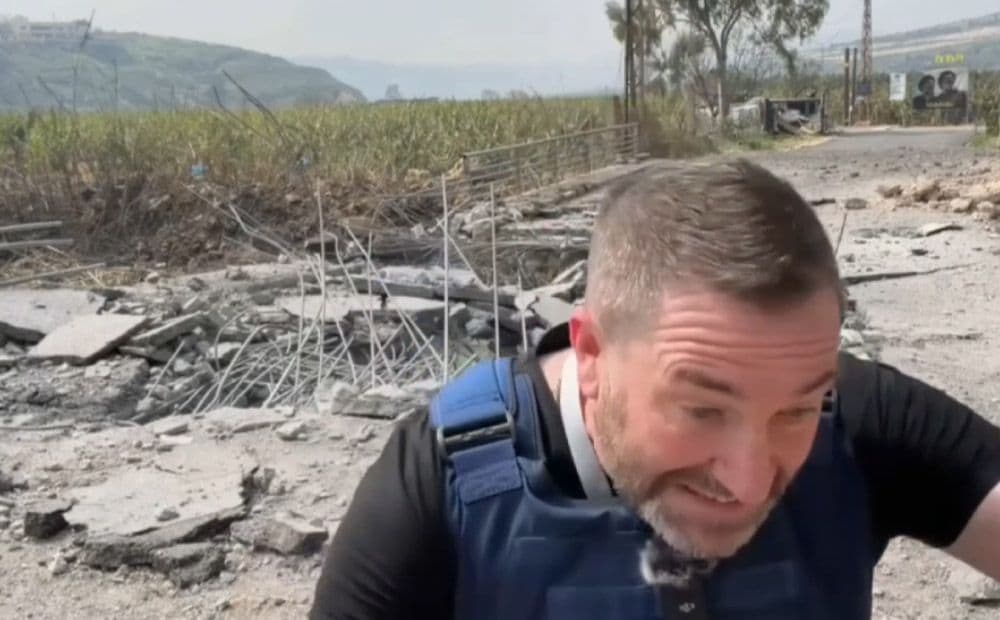 Izraēlas raķete Libānā eksplodē 5 metru attālumā no "Russia Today" propagandistiem