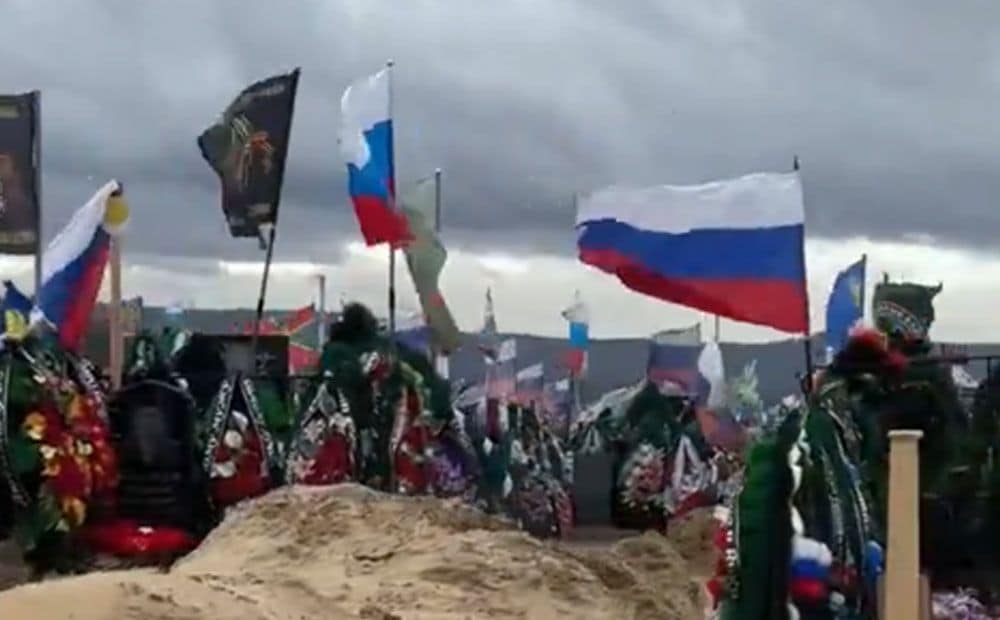 Ar Ukrainas denacificētājiem nosēta kapsēta Krievijā