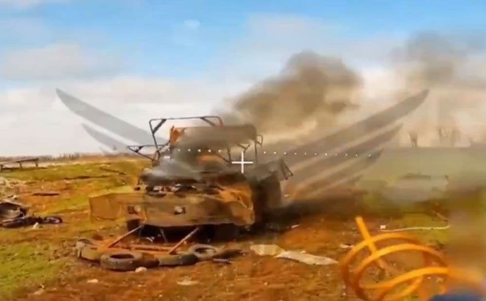 Okupantu dronu vienība "Rubicon" uzbrūk Ukrainas trieciengrupai netālu no Pokrovskas