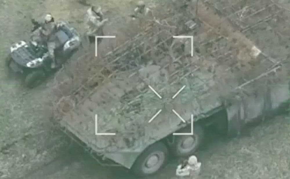 Ukrainas 129. smagā mehanizētā brigāde veiksmīgi virzās uz Miloves pusi