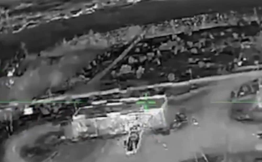 Ukrainas droni uzbrūk "Rubikon" loģistikas bāzei okupētajā Mangušā