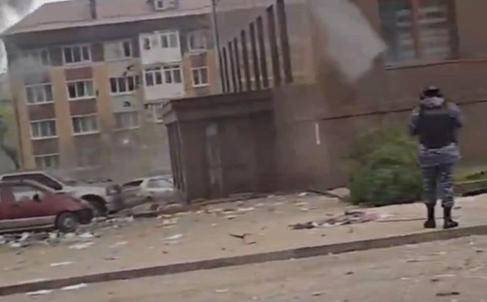 Okupētā Donecka piedzīvojusi drona uzbrukumu