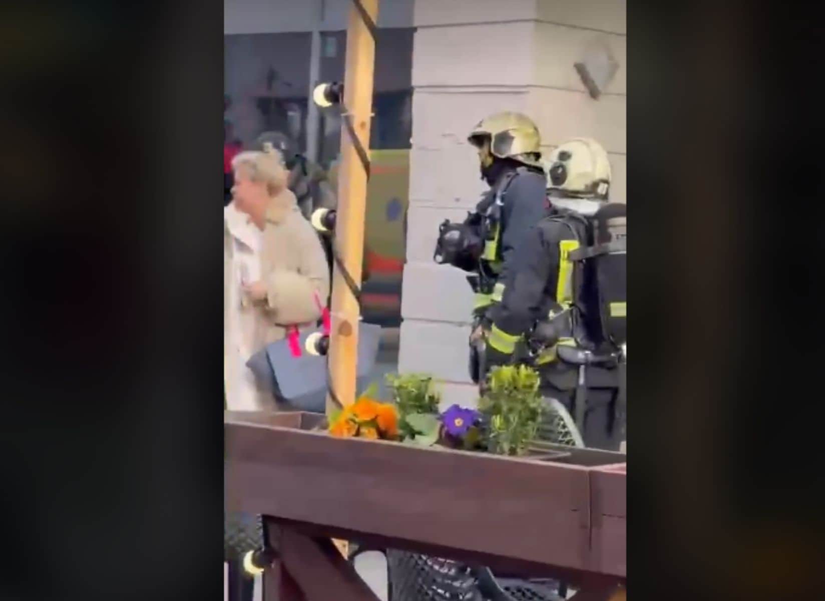 Ugunsgrēka vieta Vecrīgā