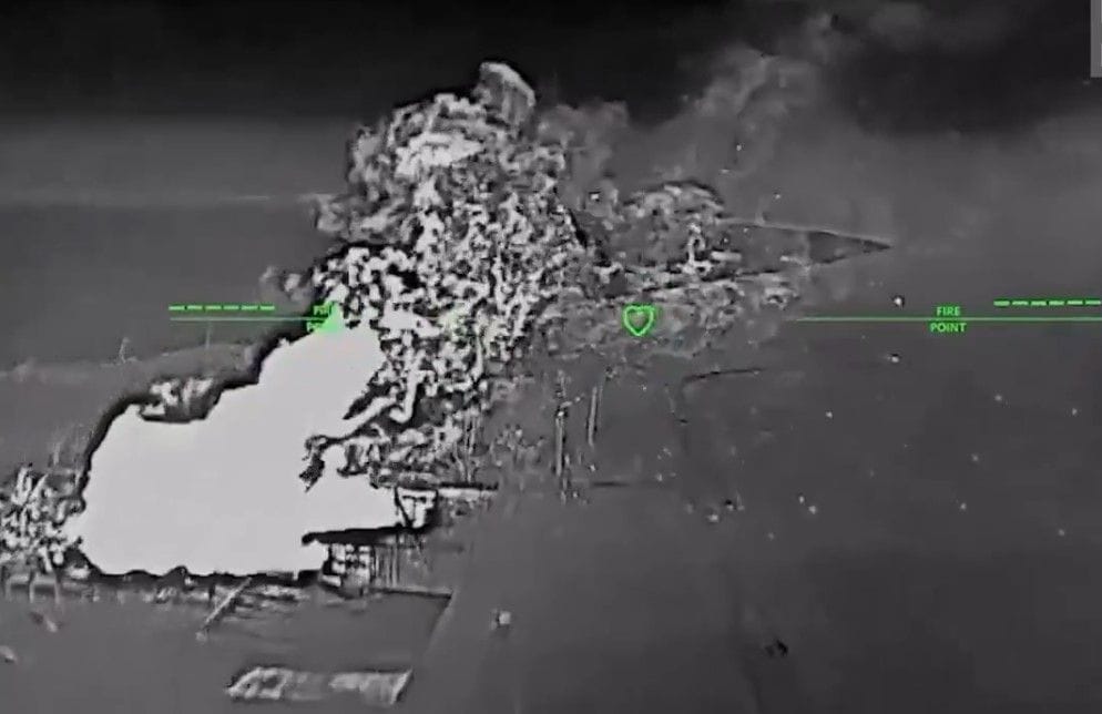 Ukraina ar droniem veic triecienus pa okupantu militārajiem mērķiem