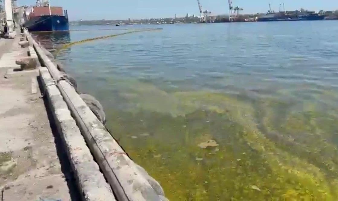 Krievu okupantu uzbrukumā Odesas apgabalā iznīcināts saulespuķu eļļas rezervuārs