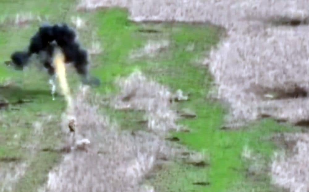 Ukrainas drons, kas aprīkots ar mākslīgo intelektu, iznīcina okupantu