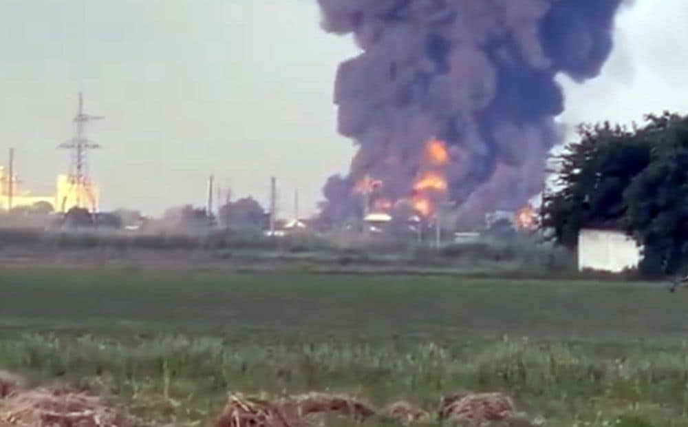 Ukraina veikusi masīvu dronu uzbrukumu Krievijai un okupētajām teritorijām