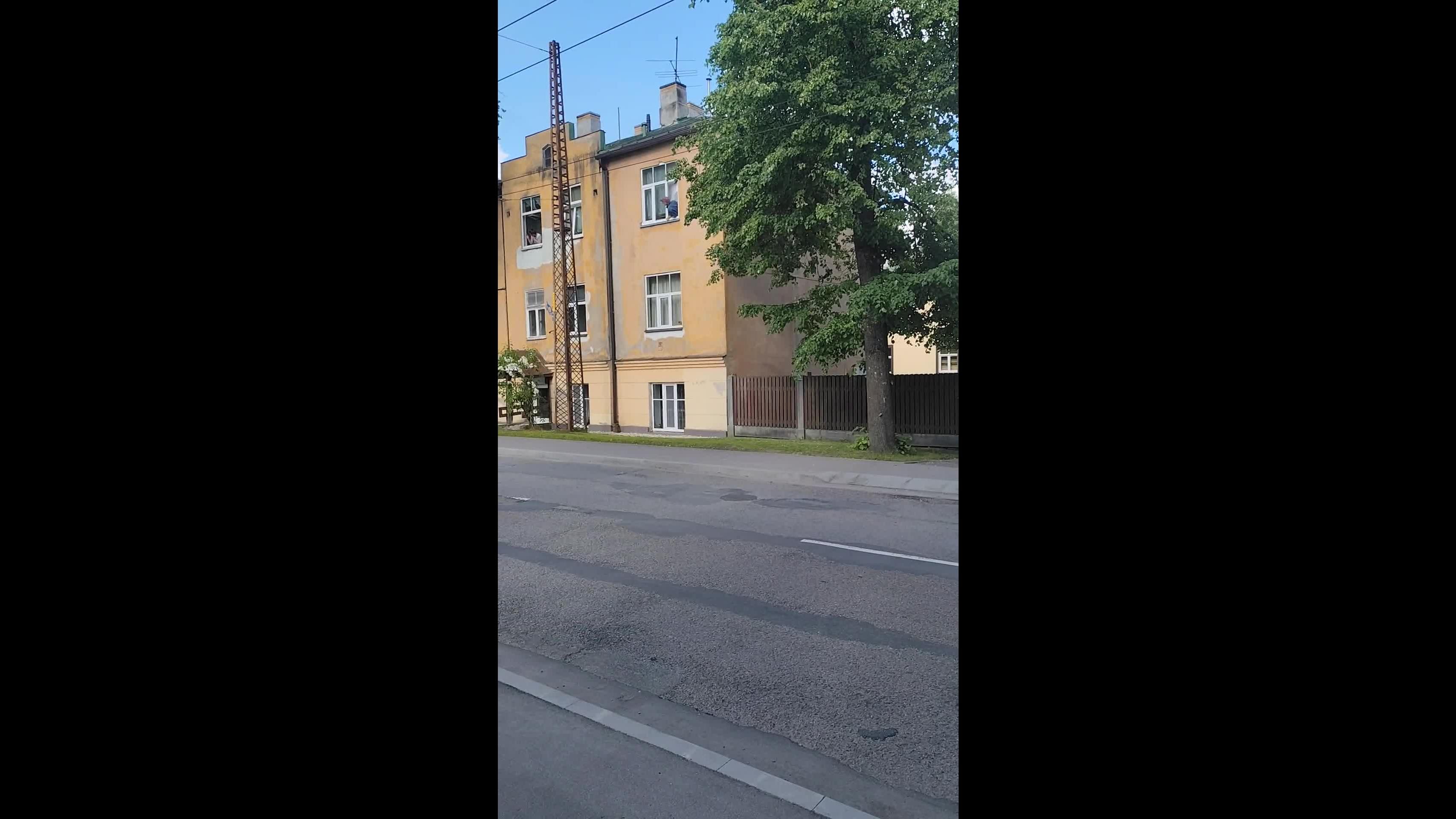 Пожар в Зиепниеккалнсе