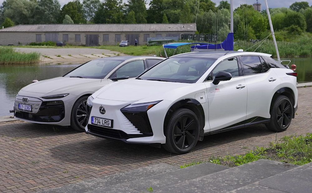 No Kolkas līdz Ainažiem ar četriem glauniem elektroautomobiļiem