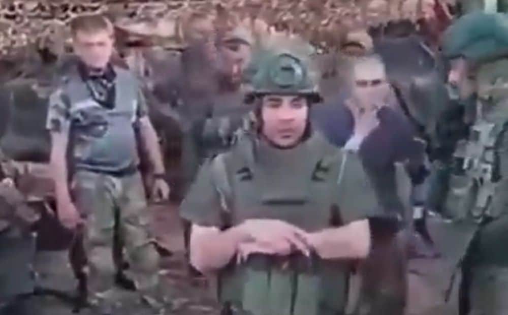 Okupanti pirms došanās uzbrukumā Kliščijivkas apkaimei ierakstījuši video vēstījumu