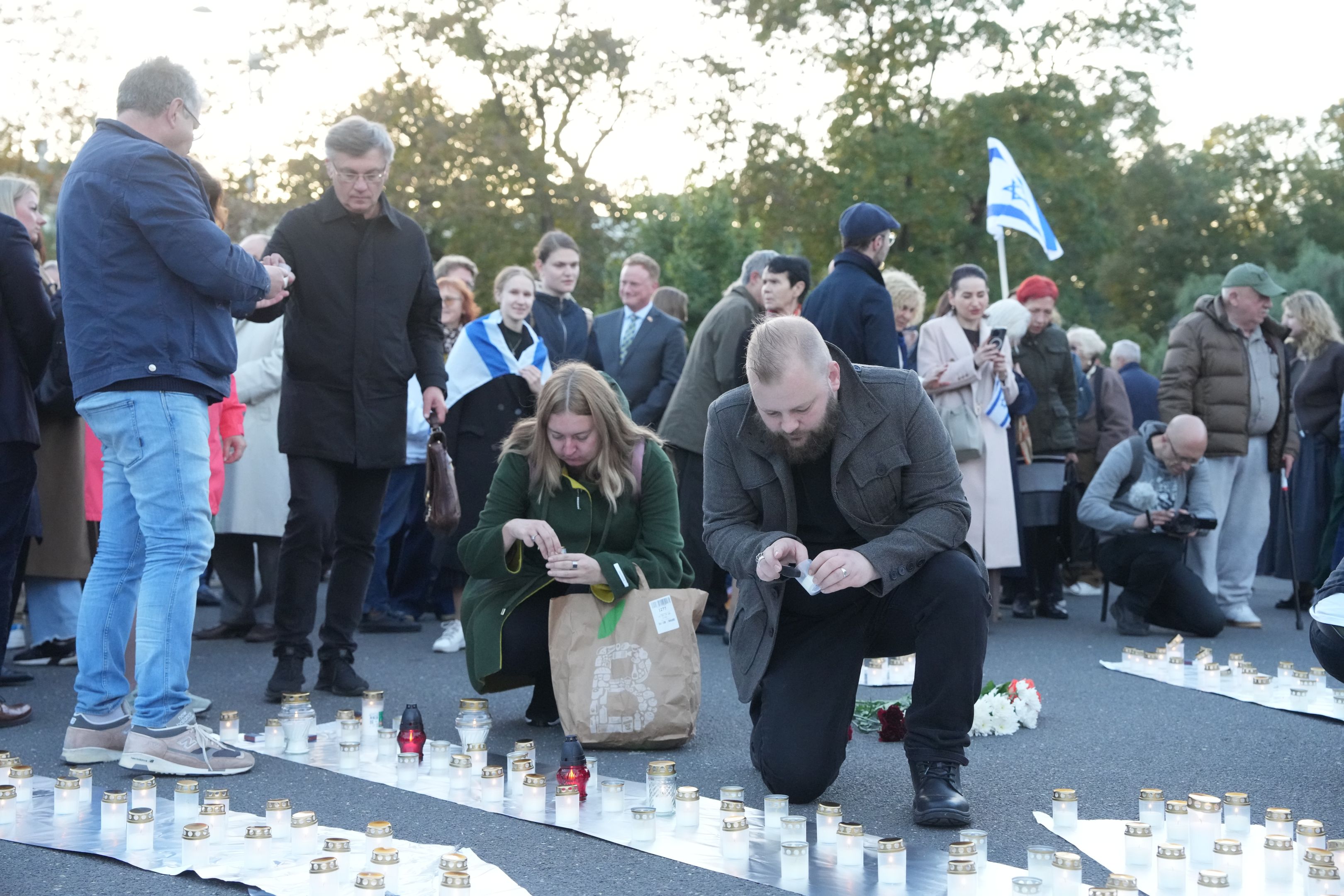 Rīgā piemin "Hamas" teroristu upurus Izraēlā