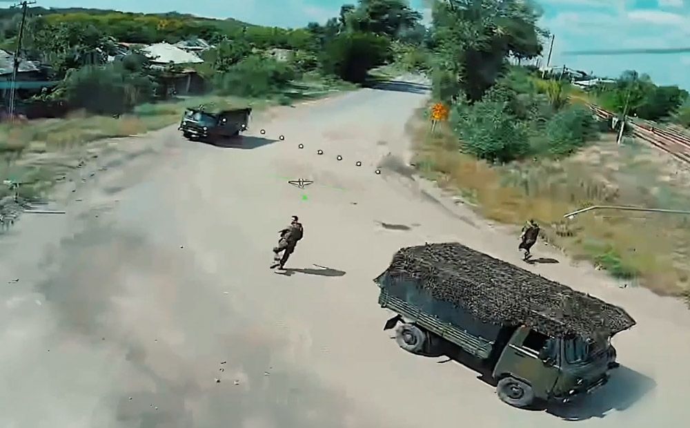 Ukrainas droni turpina uzbrukumus okupantu loģistikai