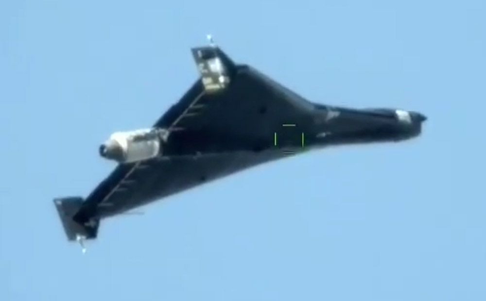 Okupantu drons "Geraņ-4" meklē mērķi