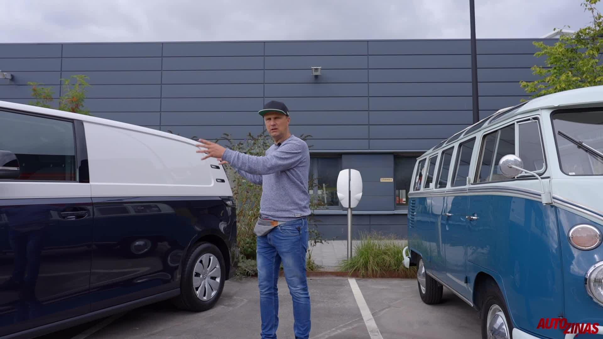Pirmais brauciens ar elektrisko Volkswagen ID. Buzz