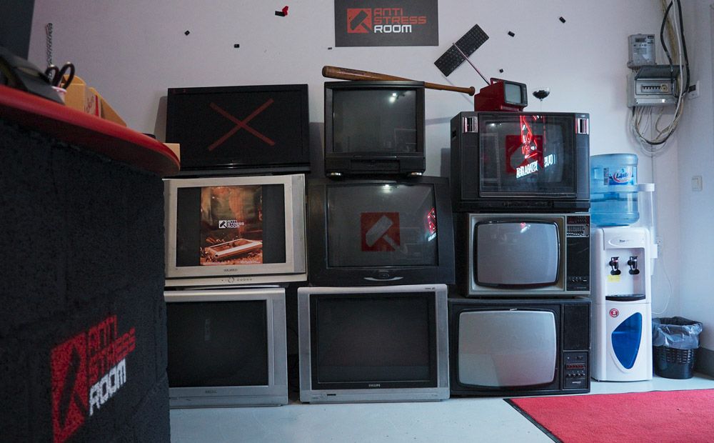 Istaba, kurā izlādēt kreņķus un atgūt sirdsmieru