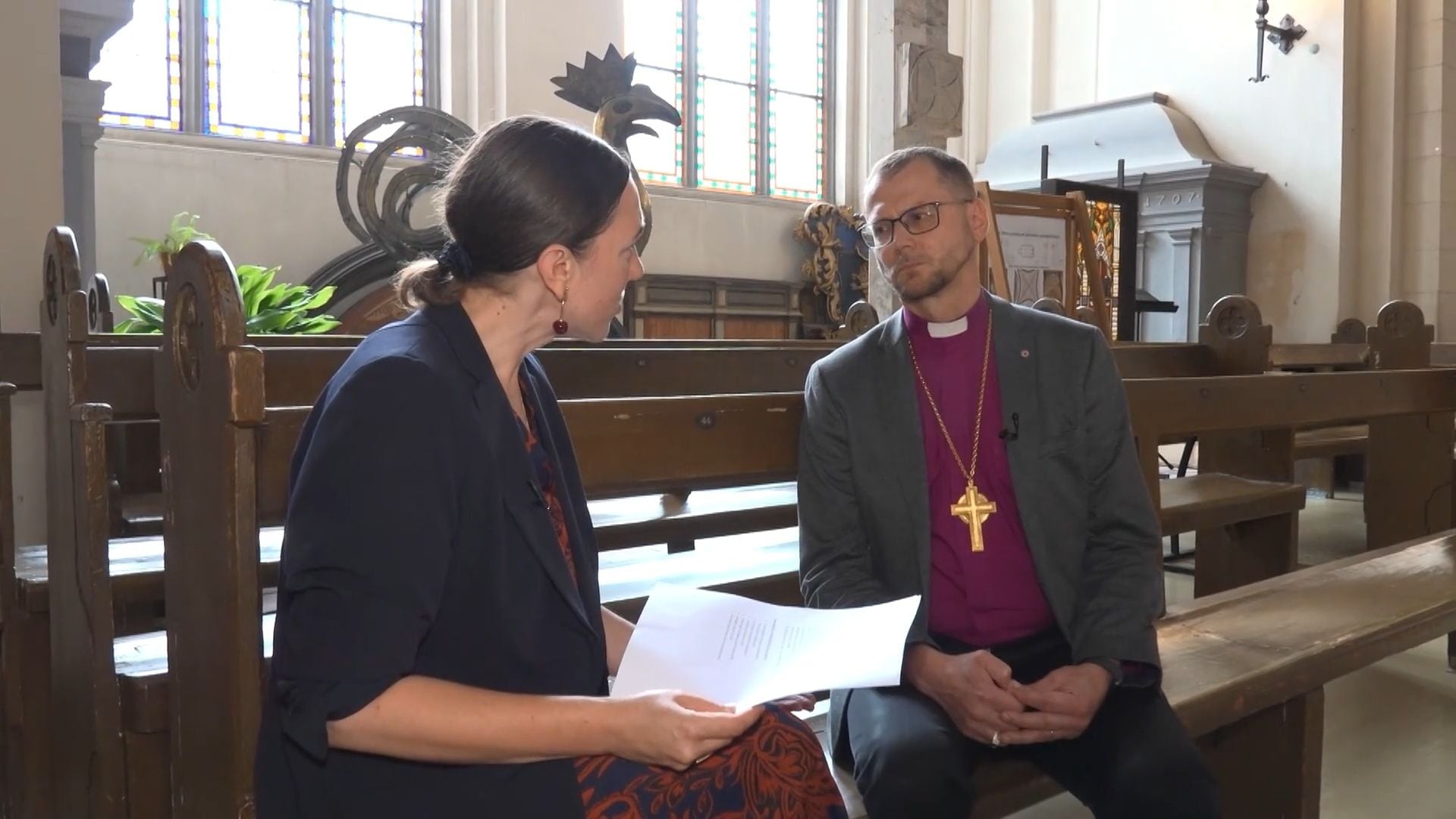 Arhibīskaps Rinalds Grants iedrošina arī jauniešus apmeklēt baznīcu