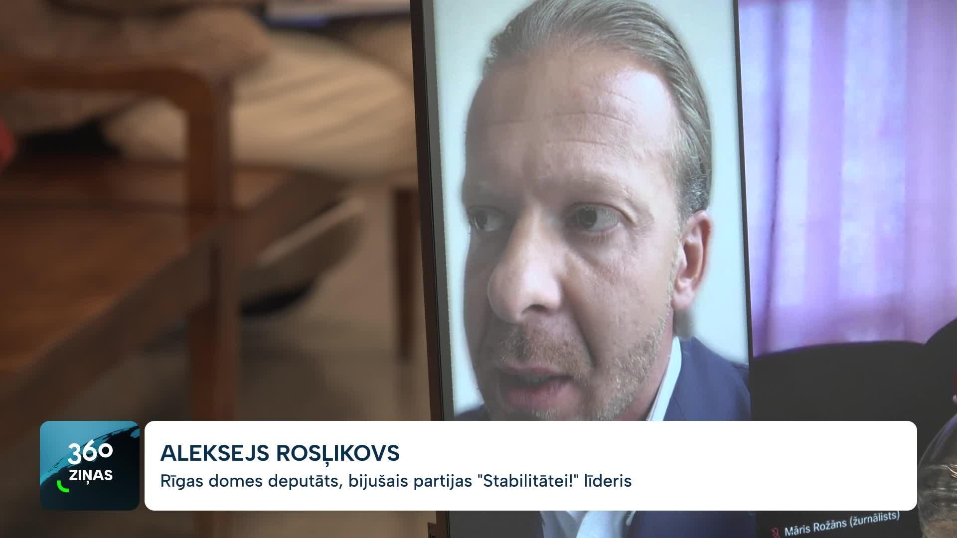 Rīgas pilsētas tiesa lemj apcietināt un izsludināt meklēšanā Alekseju Rosļikovu