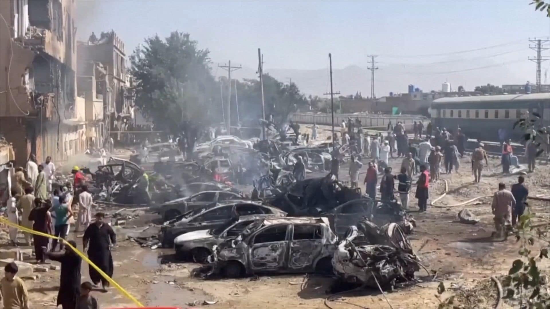 Pakistānā uzbrukumā vilcienam nogalināti 24 cilvēki
