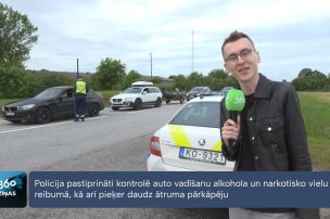 Policija pastiprināti kontrolē auto vadīšanu alkohola un narkotisko vielu reibumā, kā arī pieķer daudz ātruma pārkāpēju