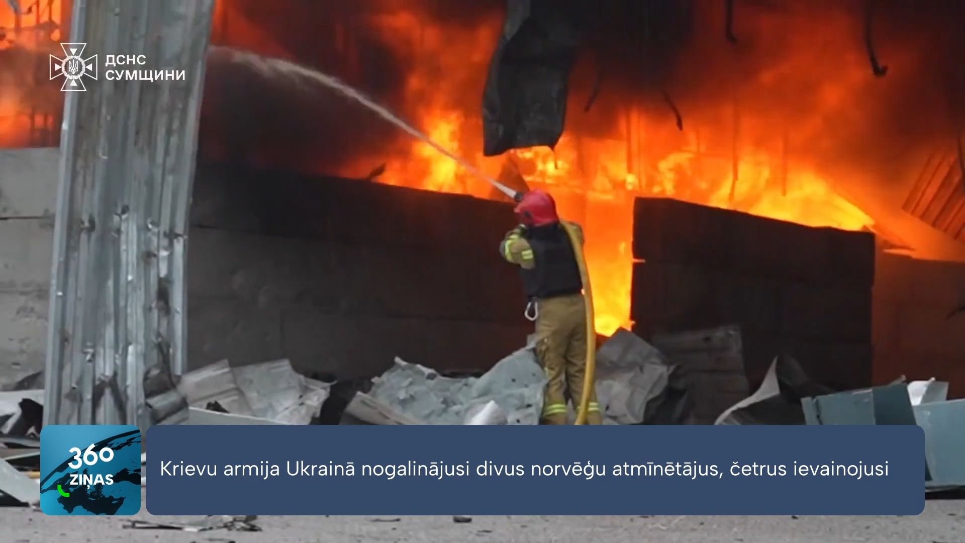 Krievu armija Ukrainā nogalinājusi divus norvēģu atmīnētājus, četrus ievainojusi