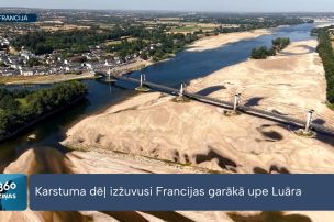 Karstuma dēļ izžuvusi Francijas garākā upe Luāra