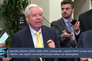 ASV visticamāk apstiprinās senatora Greiema rosinātas sankcijas pret Krieviju