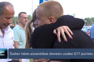 Valsts aizsardzības dienestu uzsāk vairāk nekā 1200 jauniešu