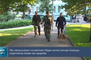 Pēc satraucošiem incidentiem Rīgas centrā Latvijas Aizsargu organizācija dodas ielu apgaitās